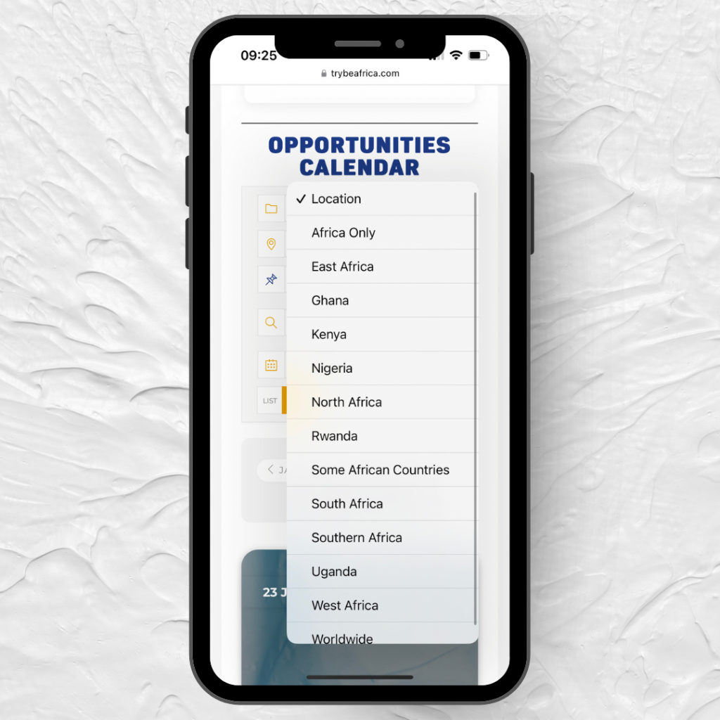 how to apply for opportunities on trybe
