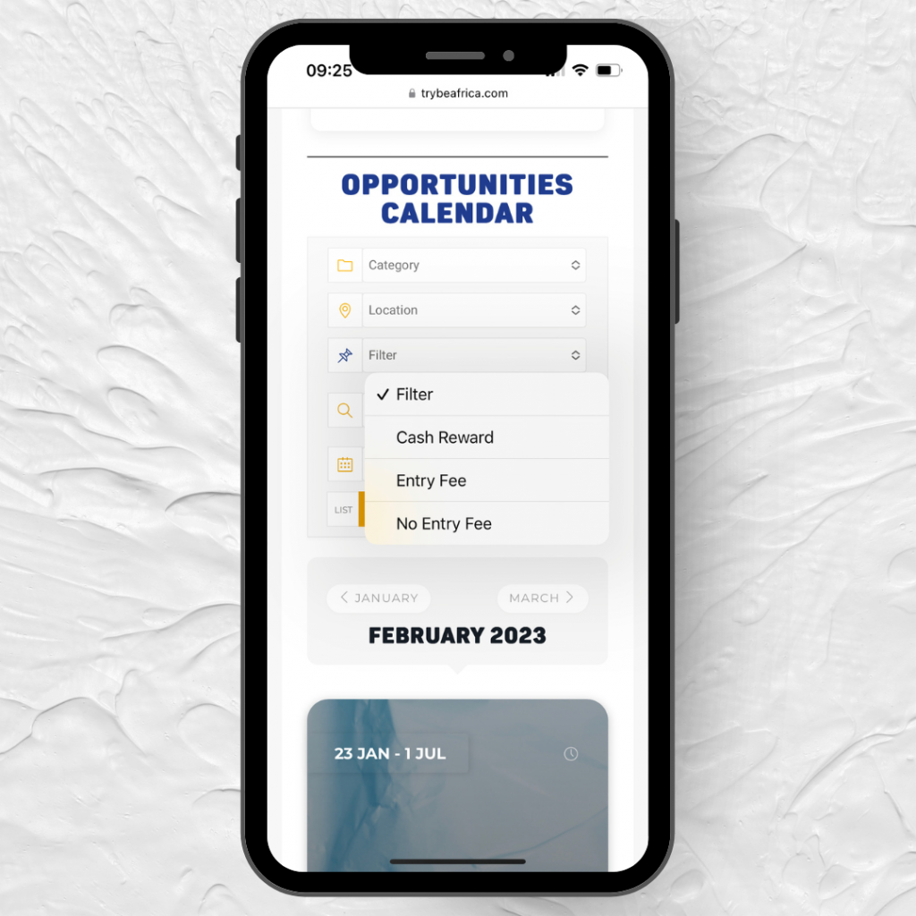 how to apply for opportunities on trybe