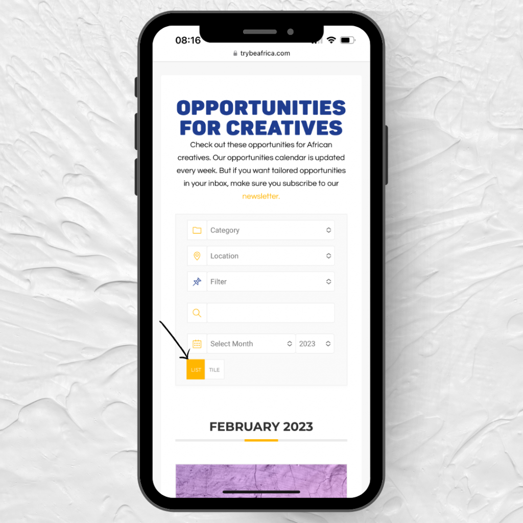 how to apply for opportunities on trybe